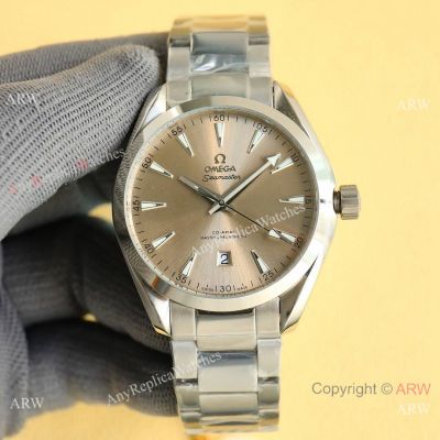 Swiss Replica Omega Seamaster Aqua Terra 38mm Watch 8800 Gray Dial